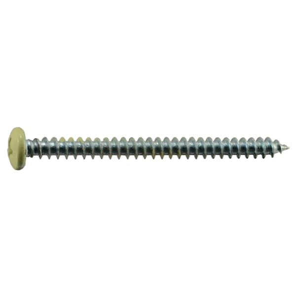 Midwest Fastener Sheet Metal Screw, #8 x 2 in, Painted Steel Pan Head Phillips Drive, 20 PK 37925 - main